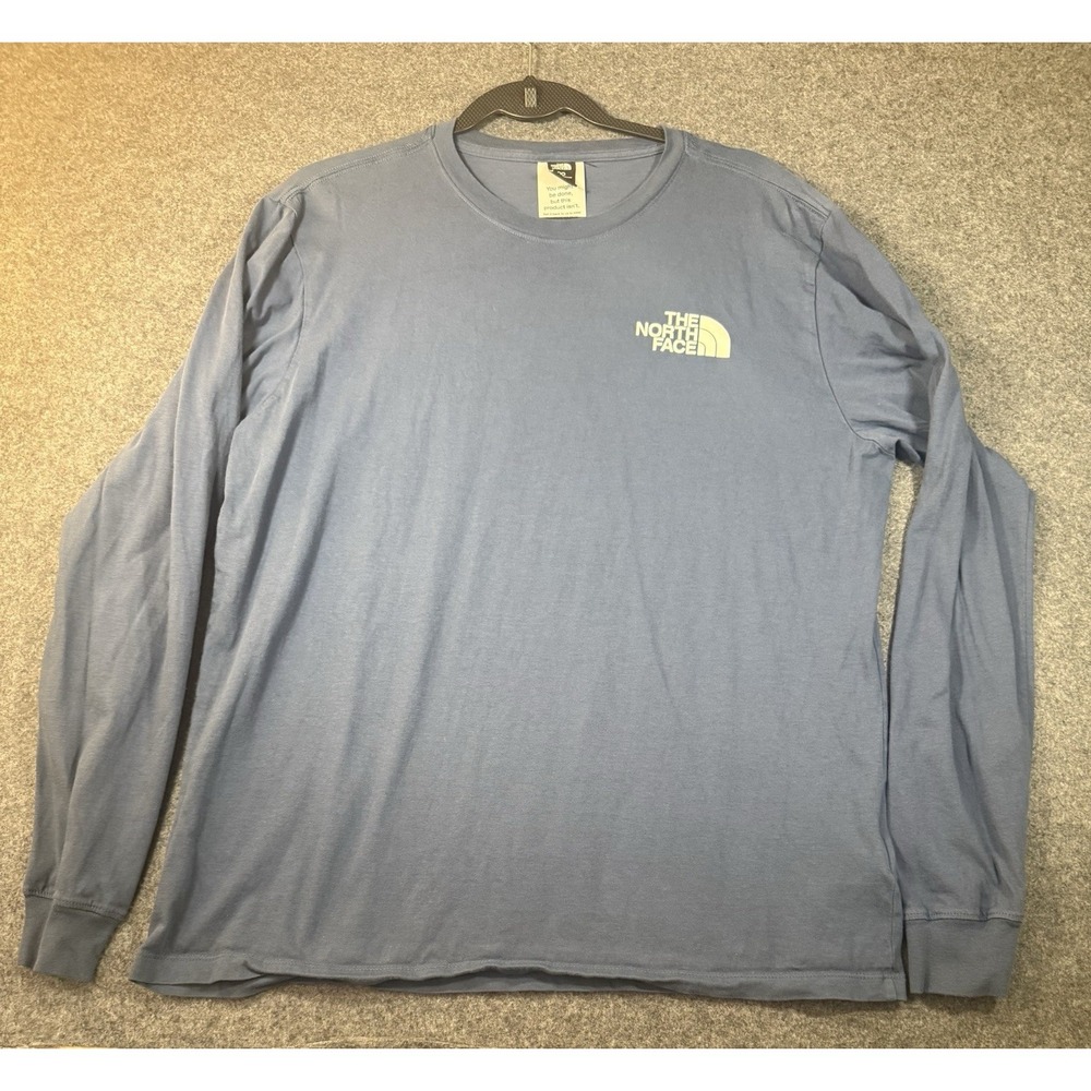 The North Face‎ Circular Design Men's Long Sleeve Logo Graphic Tee large